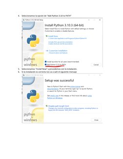 Instalación de Python y VS Code en Windows | PDF | Ventana (informática ...