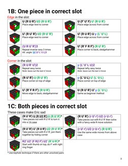 Advanced F2L Techniques for 3x3 | PDF | Applied Mathematics