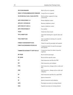 Amadeus Flight Code Reference Guide | PDF | Information Governance ...