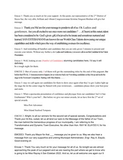 Emcee 1: Thank you so much sir for your support. At this point, our representative of the 2nd District of 
Ilocos Sur, the ve