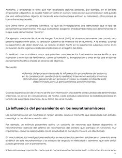 7
Asimismo, y analizando el éxito que han alcanzado algunas personas, por ejemplo, en el ám-bito 
empresarial y deportivo, es