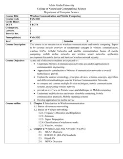 Wireless Communication & Mobile Computing | PDF | Computer Network ...
