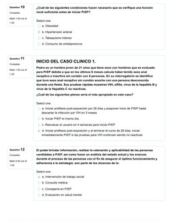 Question 10
Complete
Mark 1.00 out of
1.00
Question 11
Complete
Mark 1.00 out of
1.00
Question 12
Complete
Mark 0.00 out of
1