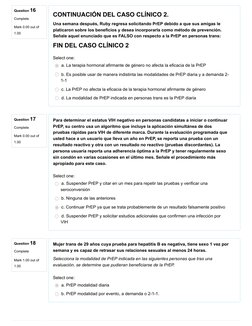 Question 16
Complete
Mark 0.00 out of
1.00
Question 17
Complete
Mark 0.00 out of
1.00
Question 18
Complete
Mark 1.00 out of
1