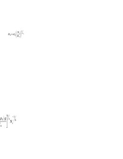 Db=d0(
Nt
K1)
1
n1
ρV )g
Γh
]
1
3
Nr
−1
6
