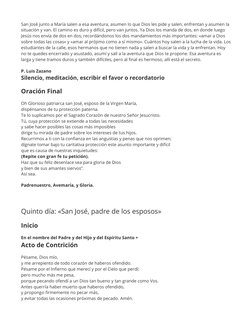 Novena a San José Dormido Completa | PDF | María, madre de Jesús | Oración