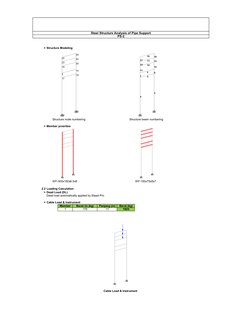 Pipe Support Structural Analysis Report | PDF | Structural Engineering ...