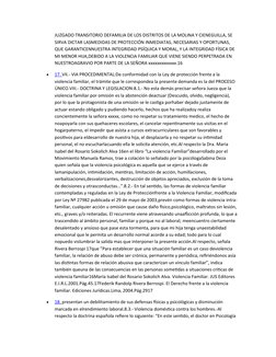 JUZGADO TRANSITORIO DEFAMILIA DE LOS DISTRITOS DE LA MOLINA Y CIENEGUILLA, SE 
SIRVA DICTAR LASMEDIDAS DE PROTECCIÓN INMEDIAT