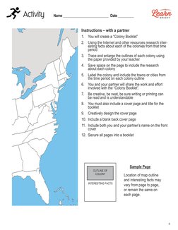 Activity     Name __________________________  Date _________	
Instructions – with a partner
1. 		You will create a “Colony Bo