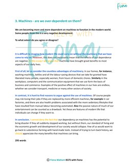 3. Machines - are we over-dependent on them?
We are becoming more and more dependent on machines to function in the modern wo