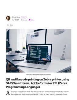 Zebra Printer QR Code Printing Guide | PDF | Barcode | Printer (Computing)