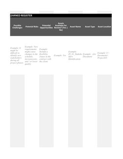 Lessons Learned Register Template | PDF | Project Management | Economies