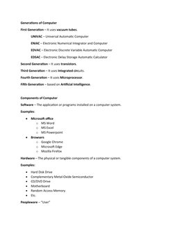Introduction to Computing Basics | PDF | Personal Computers | World ...