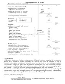 Manufacturing Account Preparation Guide | PDF | Expense | Inventory