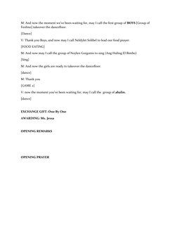 Emcee Script for Christmas Party | PDF