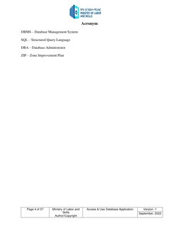 Access & Use Database Application | PDF | Databases | Microsoft Access