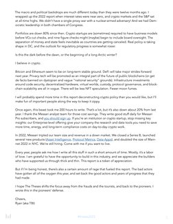 (https://messari.io/)3
#theses2023
The macro and political backdrops are much different today than they were twelve months a