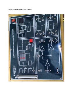 FUNCTIONAL BLOCK DIAGRAM: 
