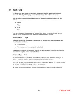 User Defined Field Oracle FLEXCUBE Universal Banking Release 12 | PDF ...