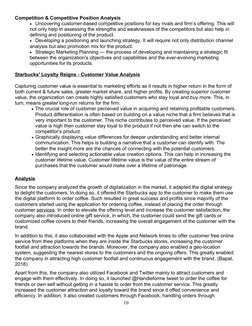 Competition & Competitive Position Analysis
Uncovering customer-based competitive positions for key rivals and firm’s offeri