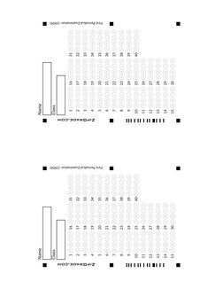 ZipGrade 40-Item Answer Sheet PDF | PDF