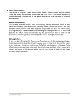 ZJC NOTESPage 5

Homo Sapien Sapiens
The people of today are called Homo Sapien Sapien. They continued with the middle
Stone