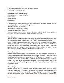 ZJC NOTESPage 9

A family was constituted of mother, father and children.

A strict code of ethics was kept.
Important even