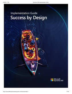 23/8/22, 17:49
Dynamics 365 Implementation Guide
https://www.d365implementationguide.com/books/asvr/#p=3
1/734
