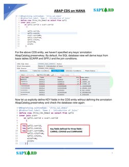 Key Definition in CDS Views Explained | PDF | Databases | Data