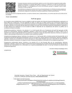 El presente documento electrónico ha sido firmado mediante el uso de la firma electrónica avanzada del servidor público
compe