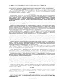 1 
 
ACUERDO por el que se emite el Modelo de Atención a la Salud para el Bienestar (MAS-BIENESTAR). 
Al margen un sello con