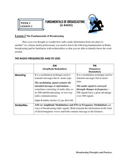 Broadcasting Principles Overview | PDF | Frequency Modulation | Modulation