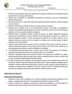 INSTITUCIÓN EDUCATIVA MARÍA POUSSEPIN
“Liderazgo, Dios y Servicio”
DANE:105266428