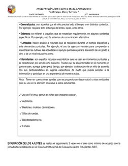 INSTITUCIÓN EDUCATIVA MARÍA POUSSEPIN
“Liderazgo, Dios y Servicio”
DANE:105266428