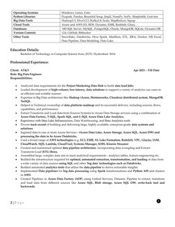 Abhinay Varma: Data Engineering Expertise | PDF | Apache Spark | Apache ...