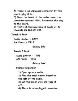 CB Radio Modifications Guide | PDF | Printed Circuit Board | Frequency ...