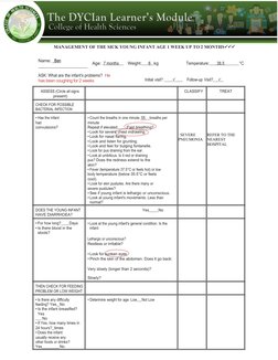 MANAGEMENT OF THE SICK YOUNG INFANT AGE 1 WEEK UP TO 2 MONTHSüüü
Name:    Ben
 
 
                                      
Age: