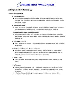 Acp Cladding Plan.pdf ACP Cladding Installation Methodology | PDF | General Contractor ...