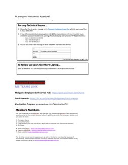 Accenture Password Example Accenture Philippines Employee Resources | PDF | Information Security ...