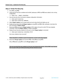Port Security Configuration Guide | PDF | Network Interface Controller ...