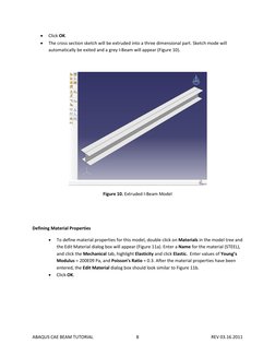 Beam Analysis with ABAQUS Tutorial | PDF | Buckling | Directory (Computing)