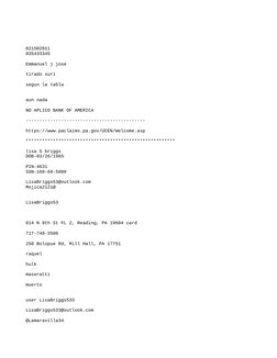 Address and User Information Summary | PDF | Travel