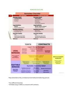 Remedies Law Overview and Types | PDF | Legal Remedy | Damages