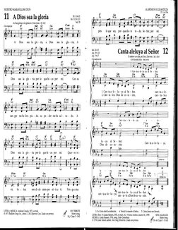 Himnario Celebremos Su Gloria Con Partituras | PDF
