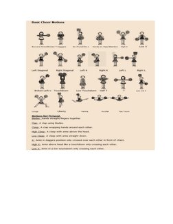 Essential Cheerleading Arm Positions | PDF | Language Arts & Discipline ...