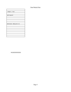 Dual Media Filter Design Calculations | PDF | Chemical Engineering