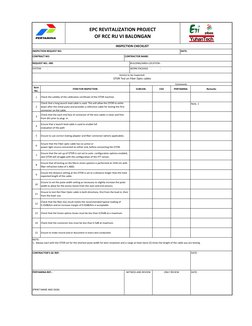 Item
No.
SUBCON.
CSO
Remarks
1
2
Note. 1
3
4
5
6
7
8
9
10
11
12
13
14
15
DATE:
DATE:
EPC REVITALIZATION PROJECT 
OF RCC RU VI