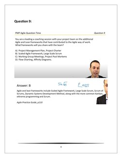 Agile PMP Exam Questions & Answers | PDF | Test Driven Development ...