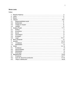 1
Renzo costa
Índice: 
1.
Reseña Histórica ………………………………………………………………………………3
2.
Visión …………………………………………………………………………………………...5
3