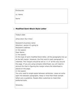 Parts of a Business Letter Explained | PDF | Paragraph | Mail